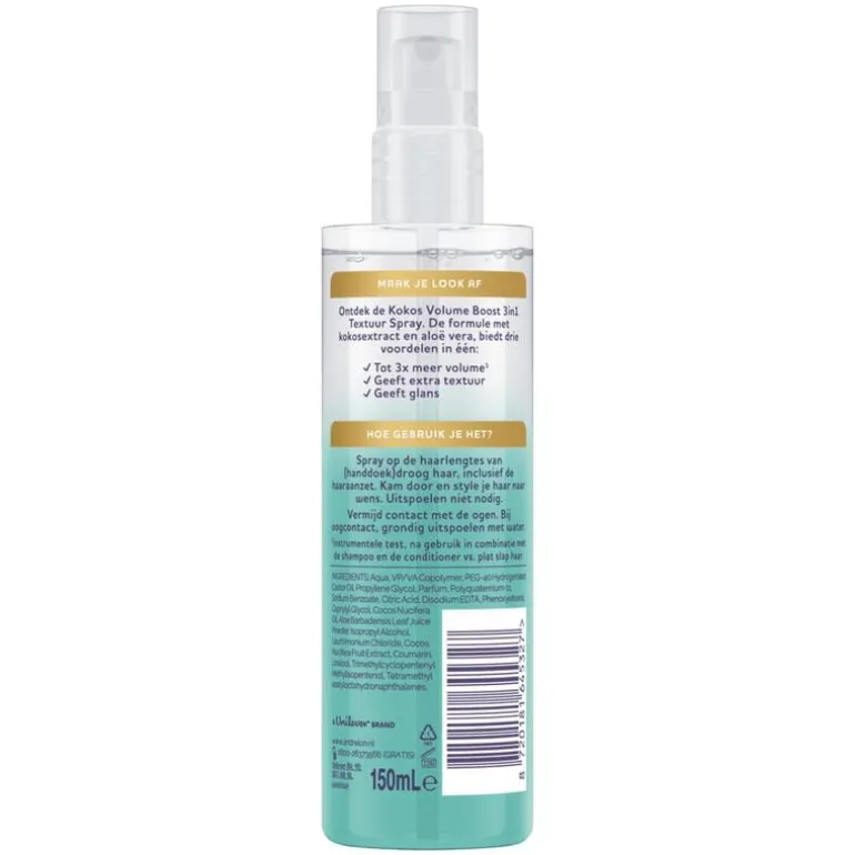 Andrélon Kokos Volume Boost 3in1 Textuur Spray 150 ML