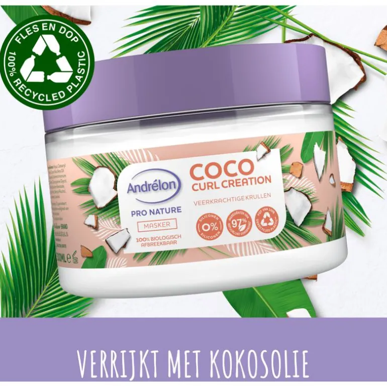 Andrélon Pro Nature Coco Curl Creation Masker 300 ML