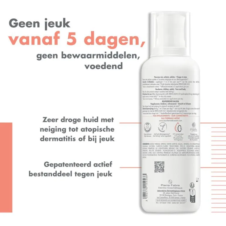 Avène XeraCalm A.D Balsem 400 ML