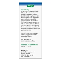 A.Vogel Echinaforce Bij Onvoldoende Weerstand En Griep Tabletten 30 stuks