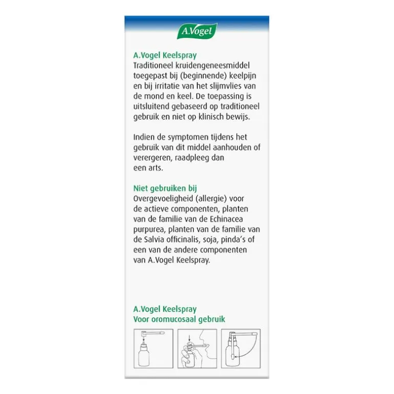 A.Vogel Keelspray Bij Keelpijn Spray 30 ML