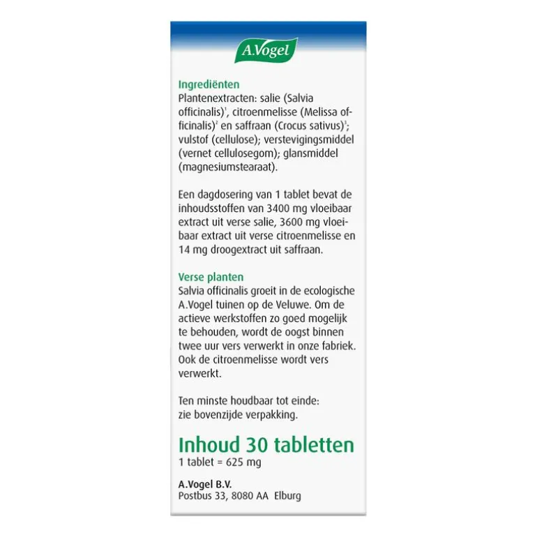 A.Vogel Nachtrust2* Tabletten Overgang1* 30 stuks