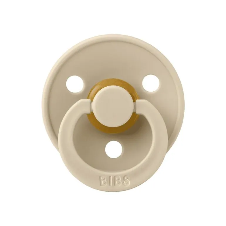 BIBS Fopspeen Two Pack Natuurlijk Rubber Vanilla/Dark Oak Maat 3