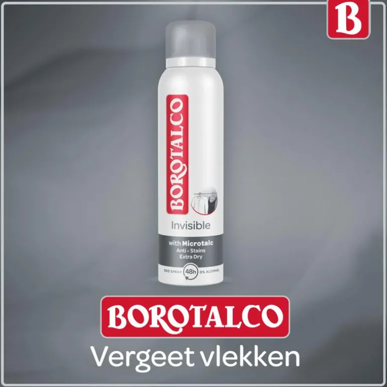 Borotalco Invisible Deodorant Spray 150 ML