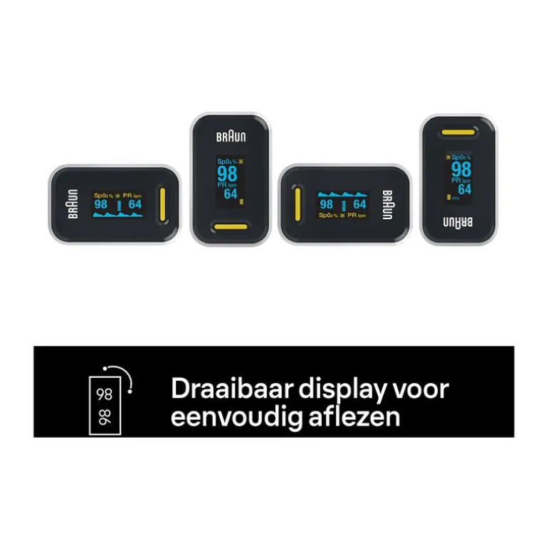 Braun Saturatiemeter met Vingersensor