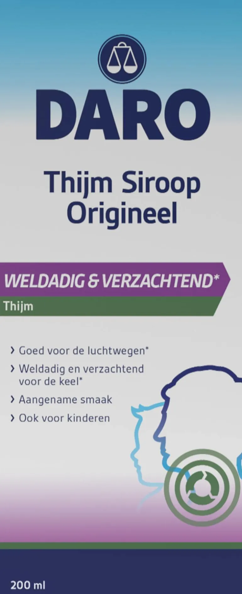 Daro Thijmsiroop Original 200 ML