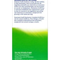 Davitamon Actifit 65+ Multivitamine 70 Stuks