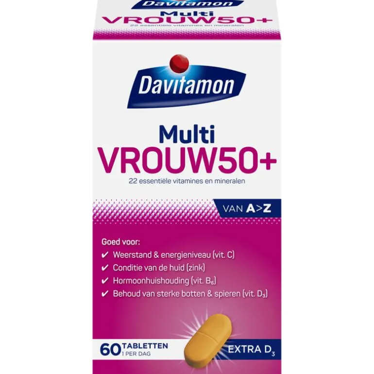 Davitamon Multi Vrouw 50+ 60 stuks