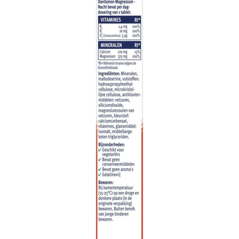 Davitamon Voor De Nacht Magnesium Tabletten