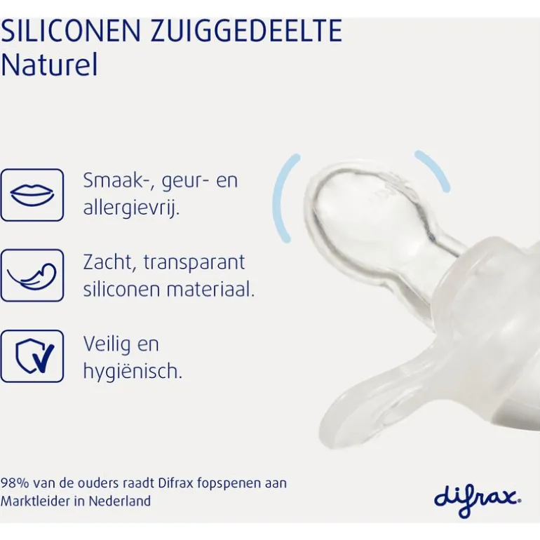 Difrax Fopspeen Natural 0-6 Maanden Special
