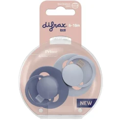 Difrax LOVI Prime Fopspeen Baby Blue/Blue6-18 maanden