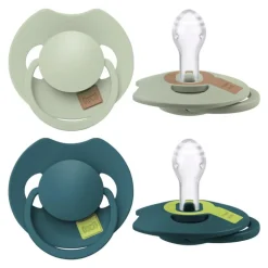 Difrax LOVI Prime Fopspeen 6-18 Maanden Pistachio/Green BPA-vrij