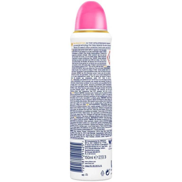 Dove Advanced Care Beauty Finish Anti-Transpirant Deodorant Spray 150 ML
