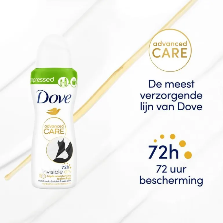 Dove Advanced Care Invisible Dry Anti-Transpirant Deodorant Spray 100 ML
