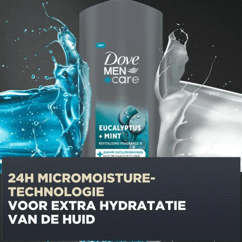 Dove Men + Care Showergel Eucalyptus + Mint 250 ML