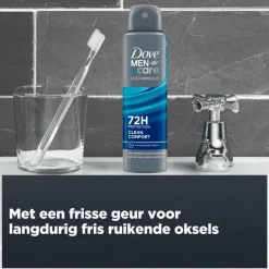 Dove Men+Care Advanced Clean Comfort Anti-Transpirant Deodorant Spray 150 ML