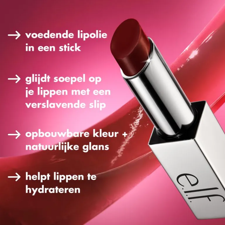 e.l.f. Glow Reviver Slipstick Rose Latte