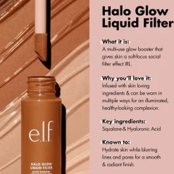 e.l.f. Halo Glow Liquid Filter 5 Medium/Tan