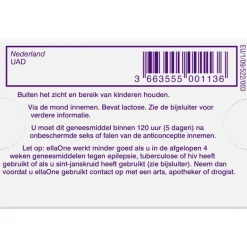 EllaOne Ulipristalacetaat Morning-Afterpil