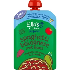 Ella's Kitchen Bio Spaghetti bolognese + kaas 130g 7+