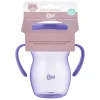Etos 360° Trainingsbeker met handvaten paars 270 ML