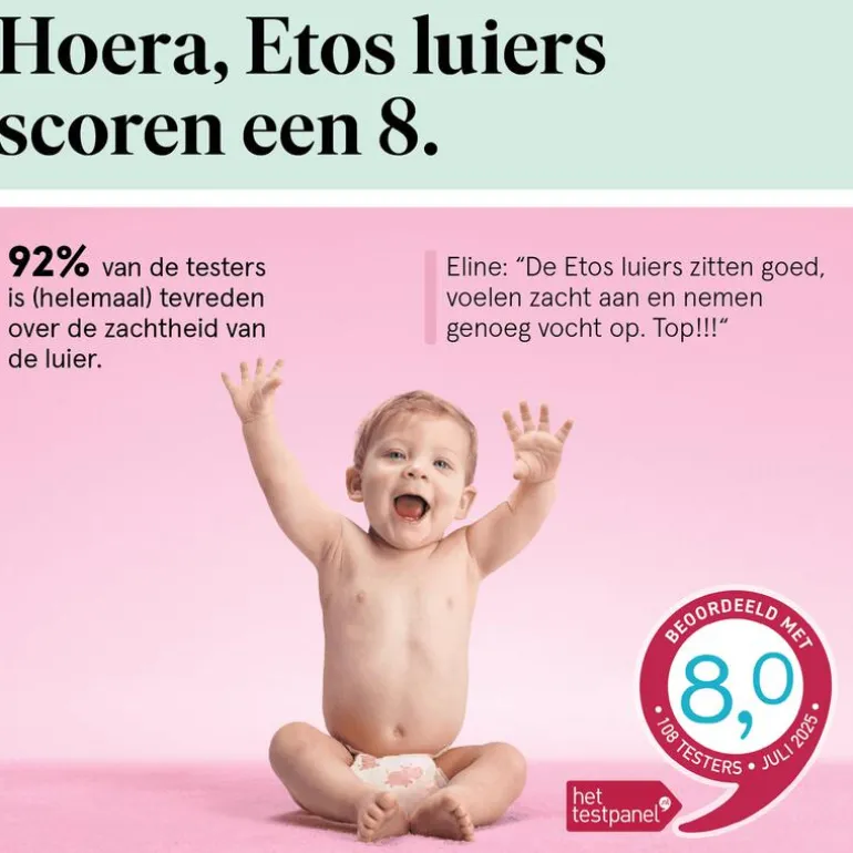 Etos Luierbroekjes Maxi Maat 4 9-15 kg Value Pack 44 stuks