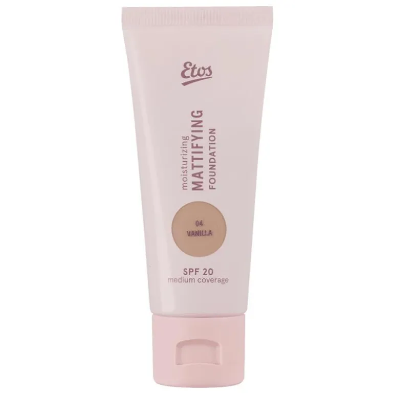 Etos Moisturizing Mattifying Foundation SPF 20 04 Vanilla