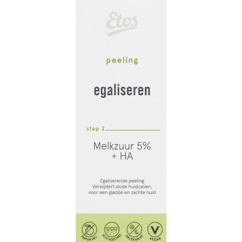 Etos Personalized Skincare Melkzuur 5% + HA�Peeling Exfoliant 30 ML