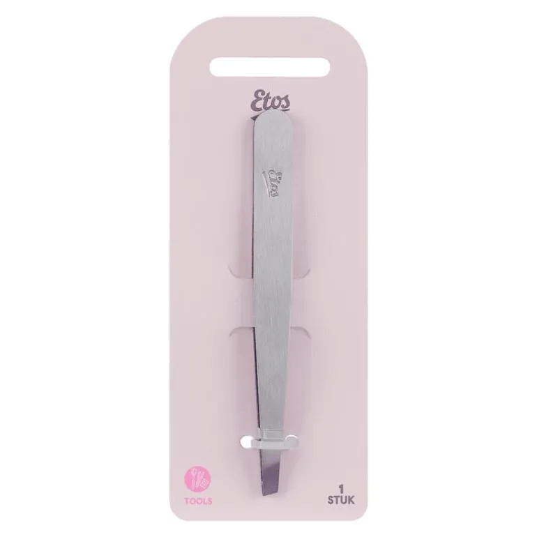 Etos Pincet Schuin Zilver