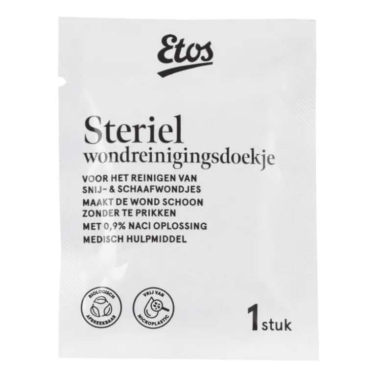 Etos Steriele Wondreinigingsdoekjes 10 doekjes