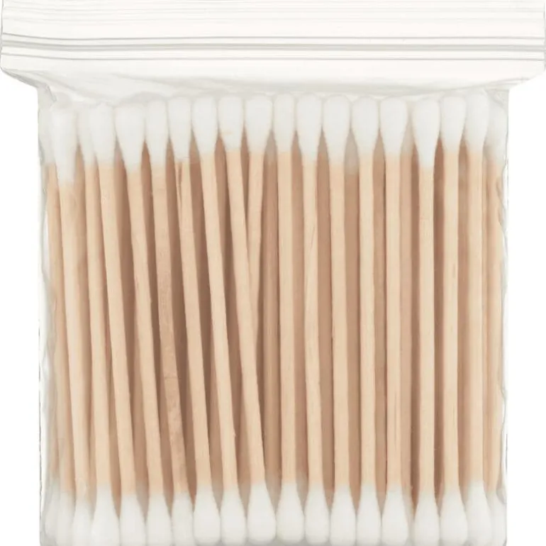 Etos Wattenstaafjes Hout 100 stuks