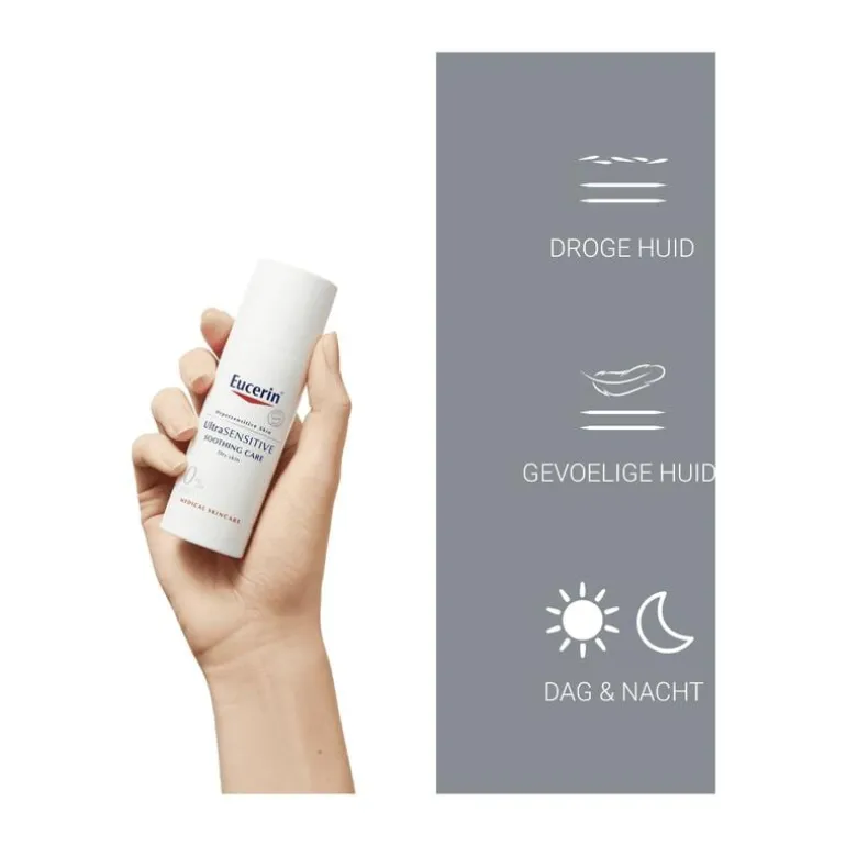 Eucerin UltraSENSITIVE Kalmerende Crème Voor Droge Huid 50 ML