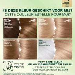 Garnier Nutrisse Crème Permanente Haarverf 7 Natuurlijk Blond