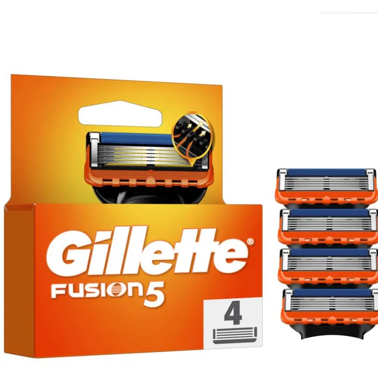 Gillette Fusion5 Navulmesjes 4 Stuks