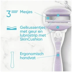 Gillette Venus ComfortGlide Breeze Scheersysteem + 2 Navulmesjes