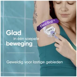 Gillette Venus Deluxe Smooth Swirl Extra Glad Scheersysteem 5 Blades