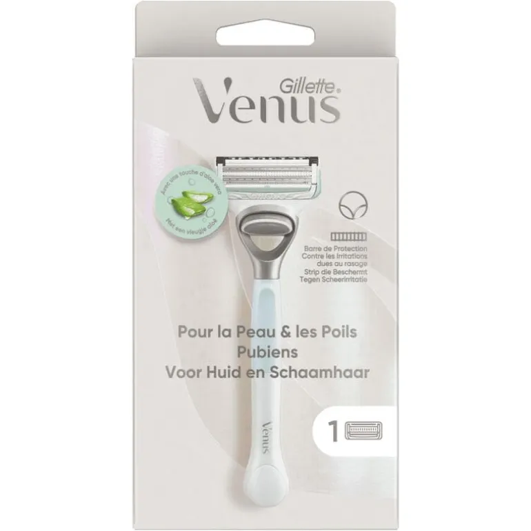 Gillette Venus Voor Huid En Schaamhaar Aloe Vera Scheersysteem
