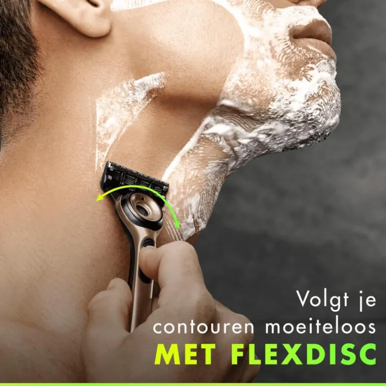 GilletteLabs Scheersysteem Champion Gold met 5 Navulmesjes