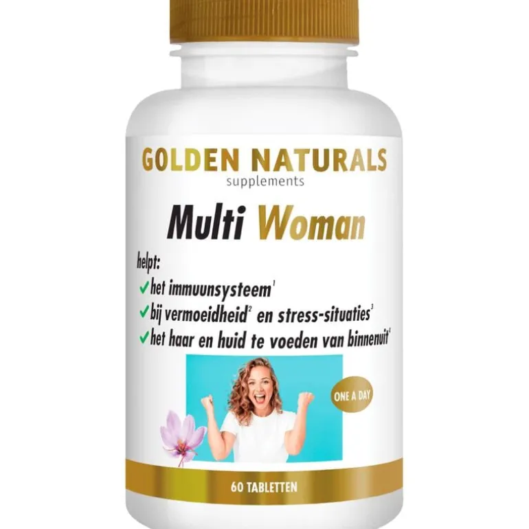Golden Naturals Multi Woman Tabletten 60 stuks