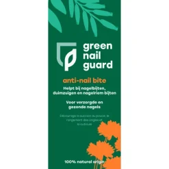 Green nail guard anti-nail bite