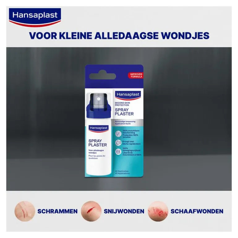 Hansaplast Second Skin Spray Pleister 40ML