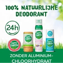 Happy Earth 100% Natural Whole Body Deo Spray Cedar Lime 100ML