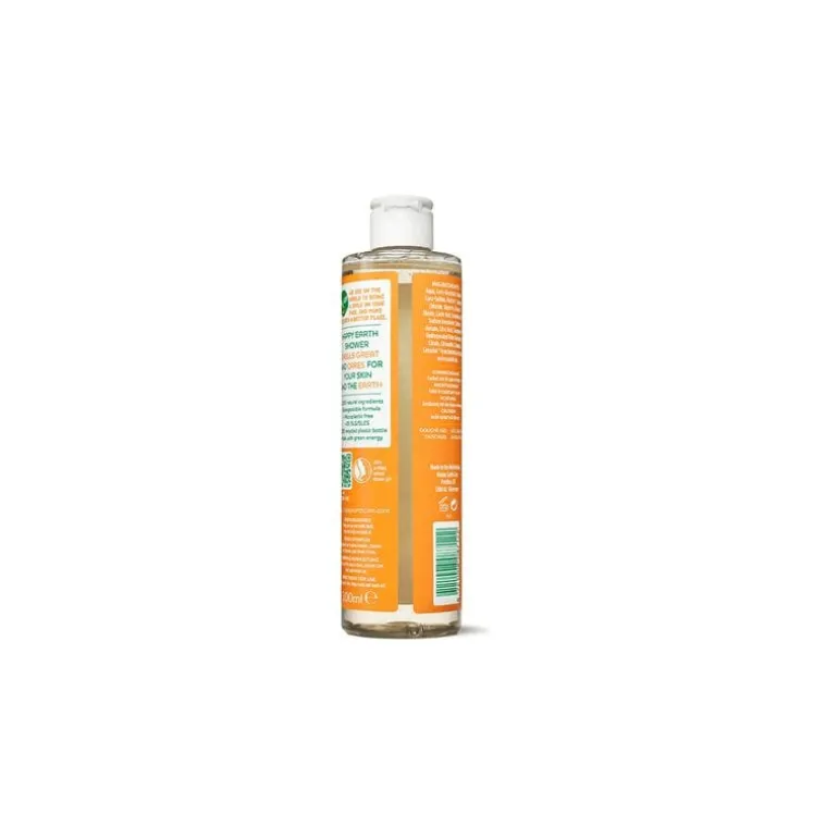 Happy Earth 100% Natuurlijke Shower Gel Rose Petitgrain