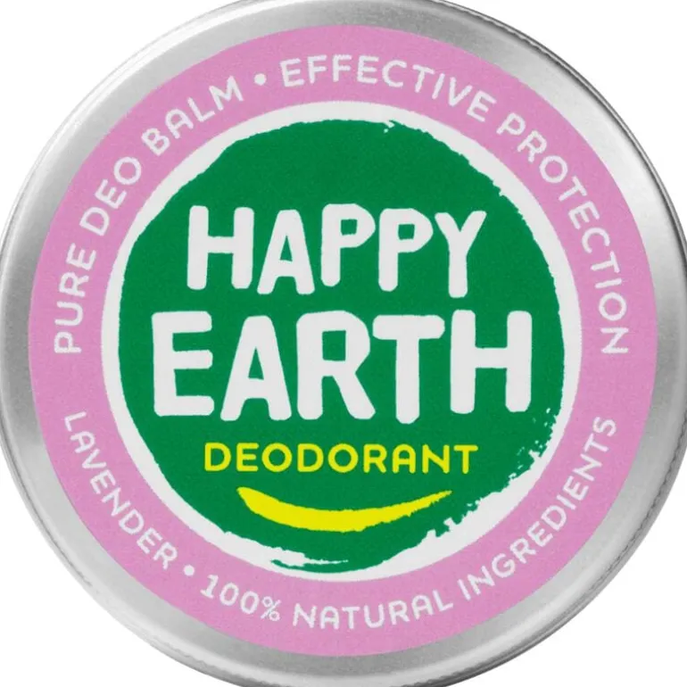 Happy Earth 100% Natuurlijke Lavender Deodorant Balm 45 gram