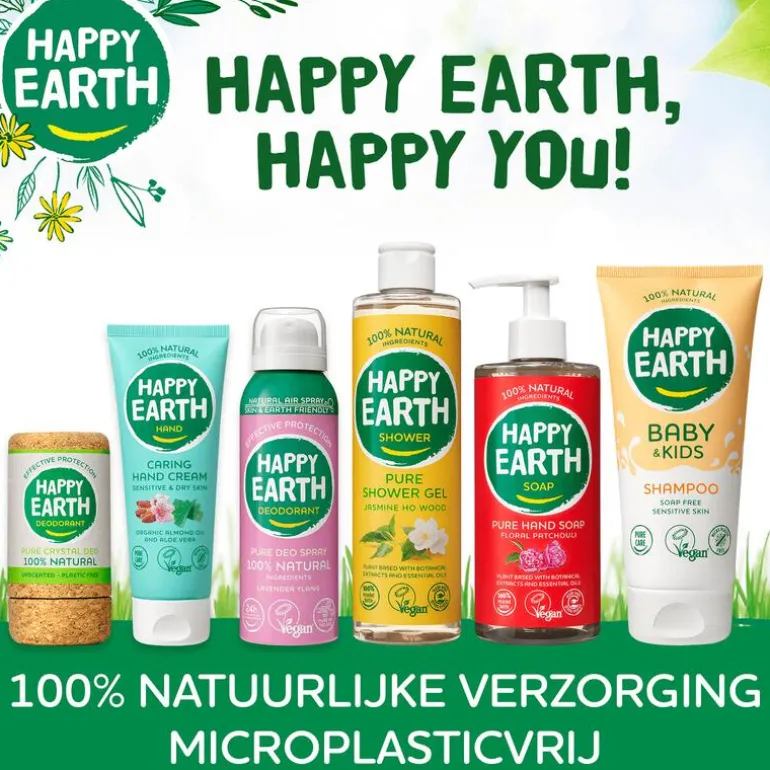 Happy Earth Cream Oil Wash 200 ml