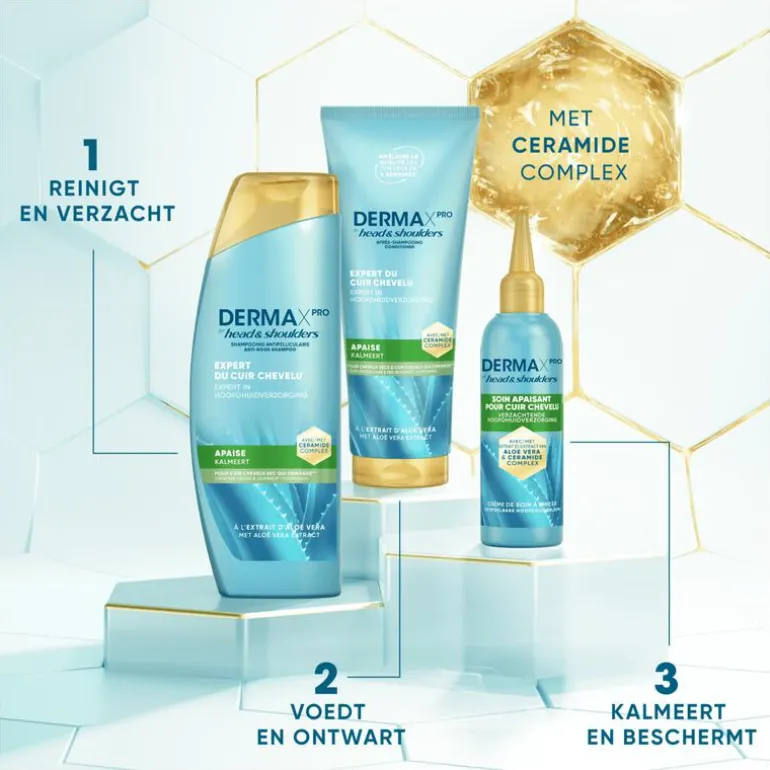 Head & Shoulders Derma X Pro Kalmeert Anti-Roos Shampoo 250 ML
