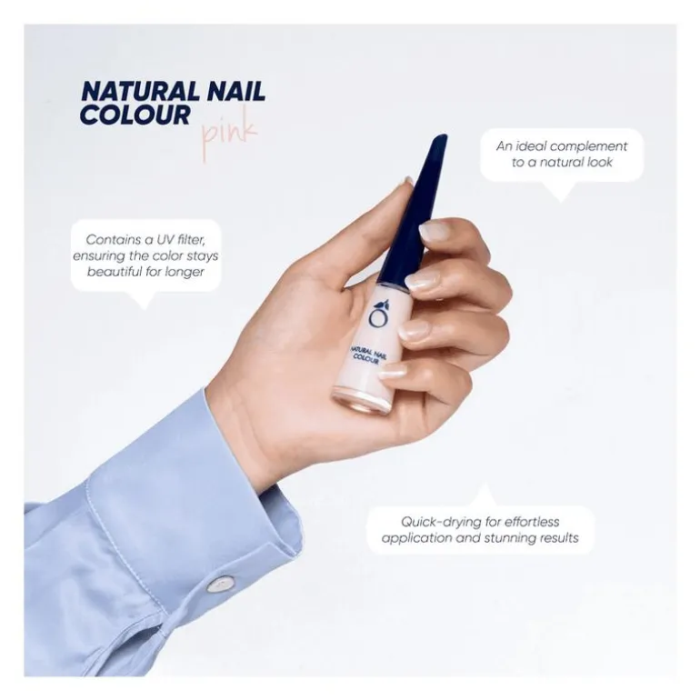 Herome Natural Nail Colour Pink 10 ML