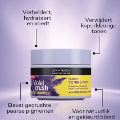 John Frieda Violet Crush Purple Toning Mask 250 ML