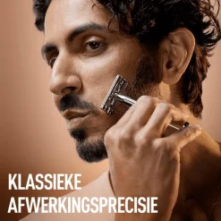 King C. Gillette Double Edge Safety Scheersysteem Met 5 Navulmesjes