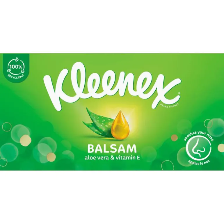 Kleenex Balsam Tissues Box 64 stuks